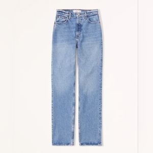 Abercrombie Ultra High Rise 90s Straight Jean